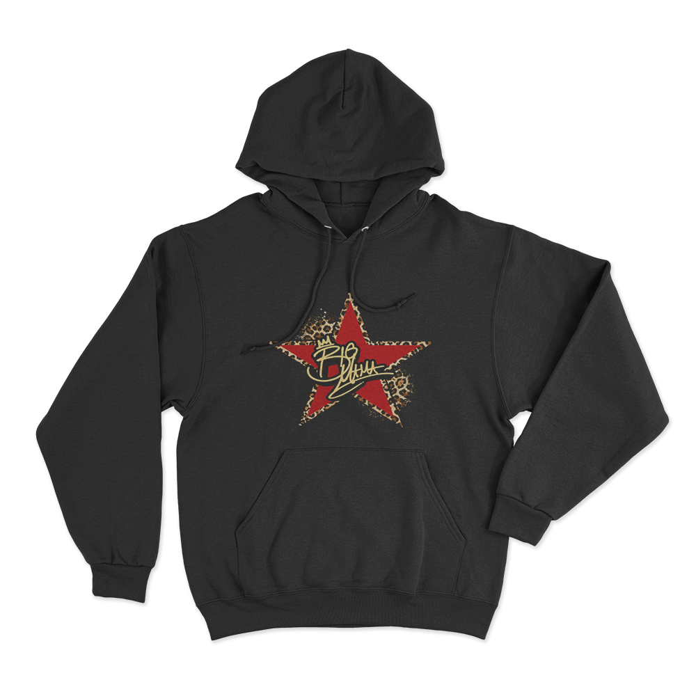 Big Latto Graffiti Star Unisex Hoodie Black Big Latto Graffiti Star Unisex Hoodie Black