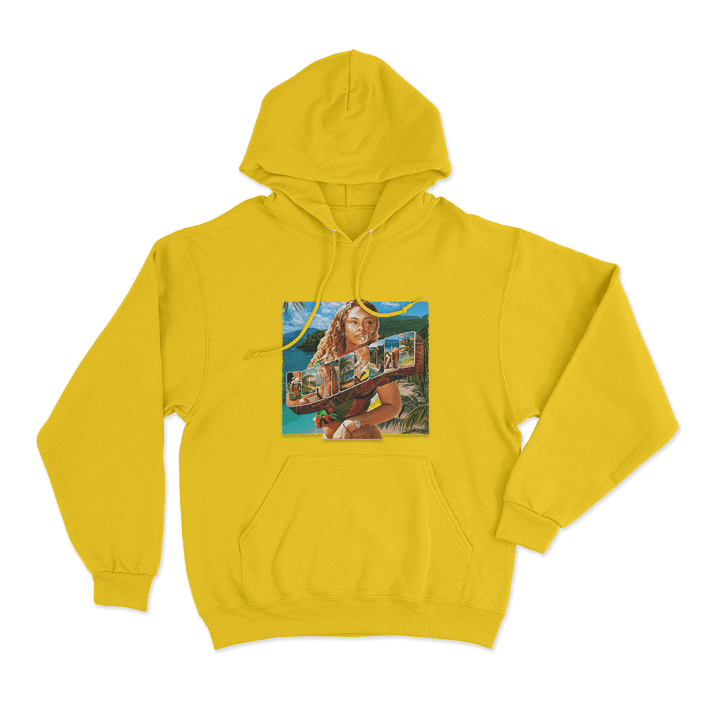 Somebody Album Cover Unisex Hoodie Yellow Somebody Album Cover Unisex Hoodie Yellow