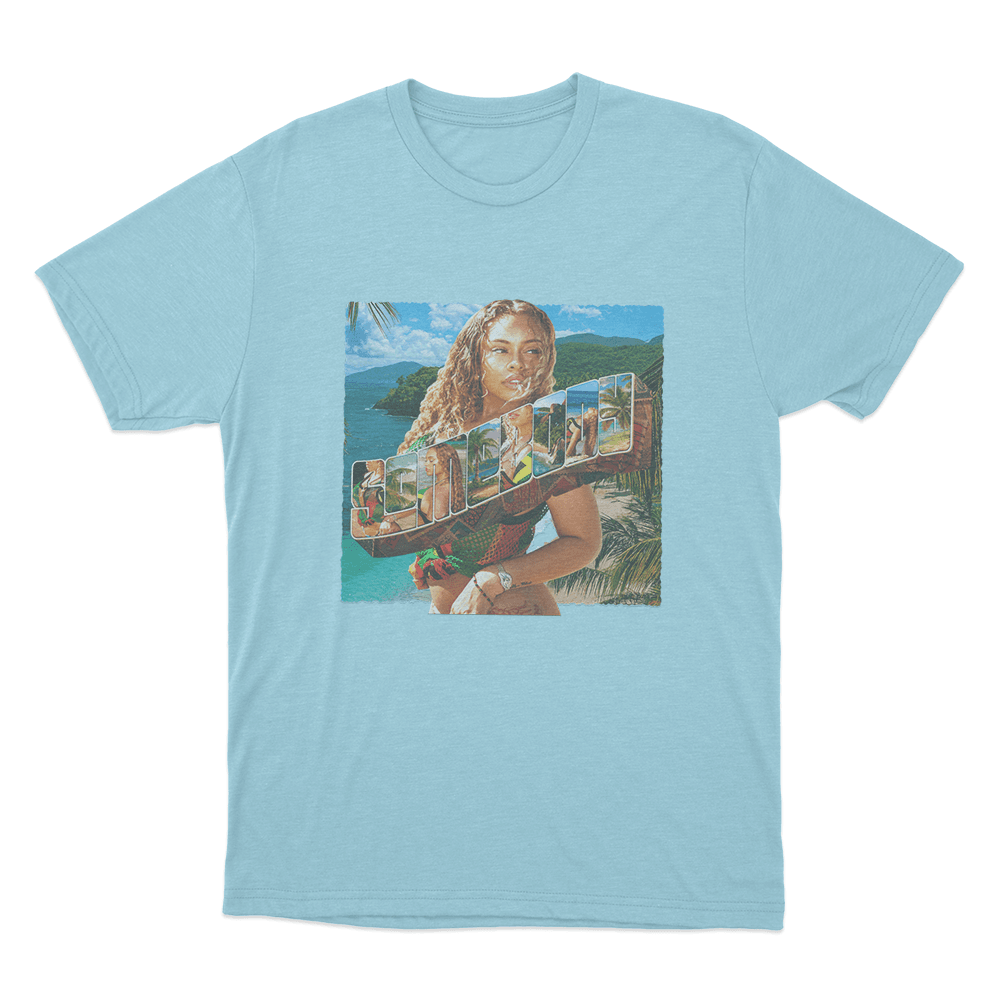 Somebody Album Cover Unisex T Shirt Sky Blue Somebody Album Cover Unisex T Shirt Sky Blue