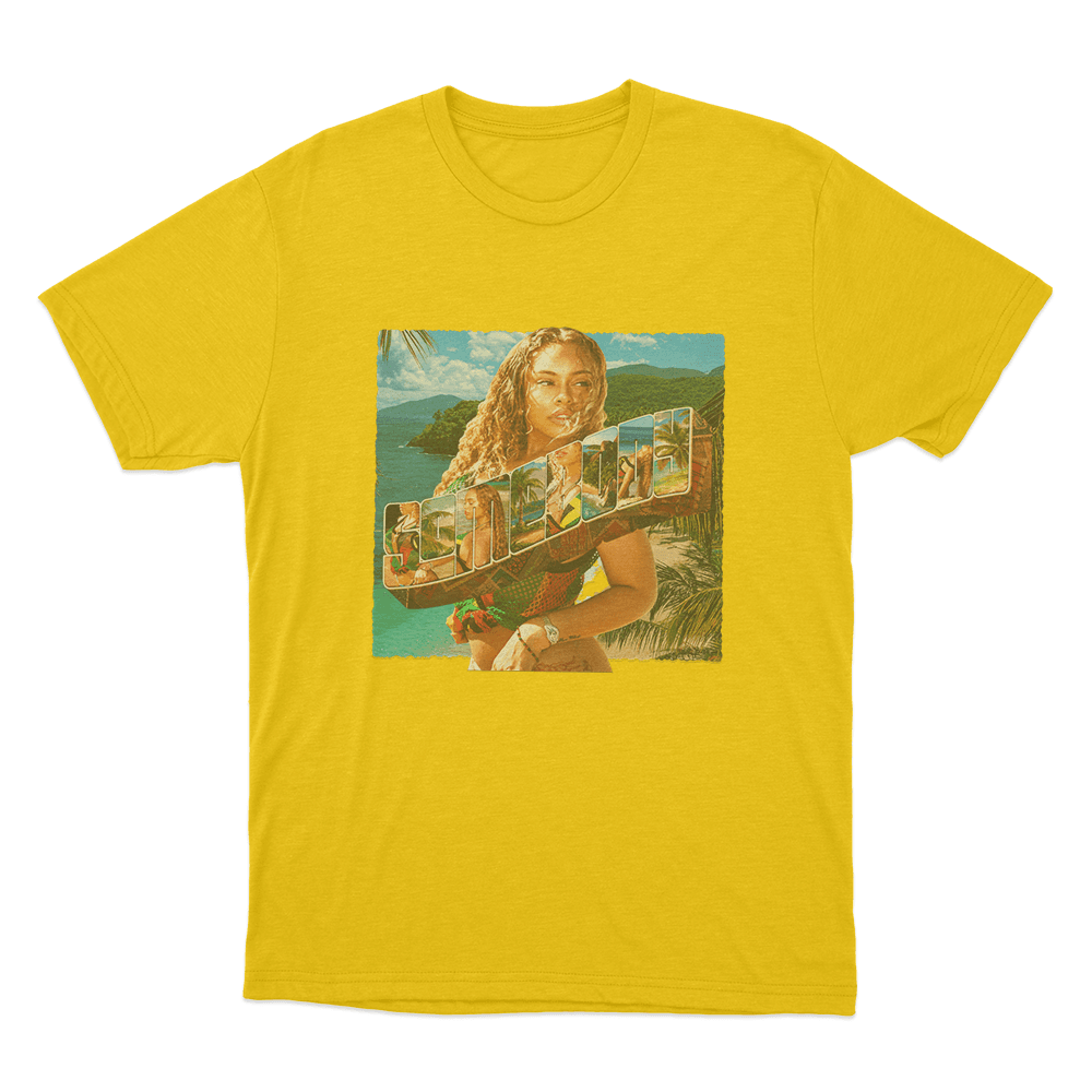 Somebody Album Cover Unisex T Shirt Yellow Somebody Album Cover Unisex T Shirt Yellow